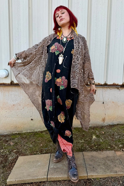 Midnight Walks Paint Spatter Dress - ivyandlavyboutique Jaded Gypsy