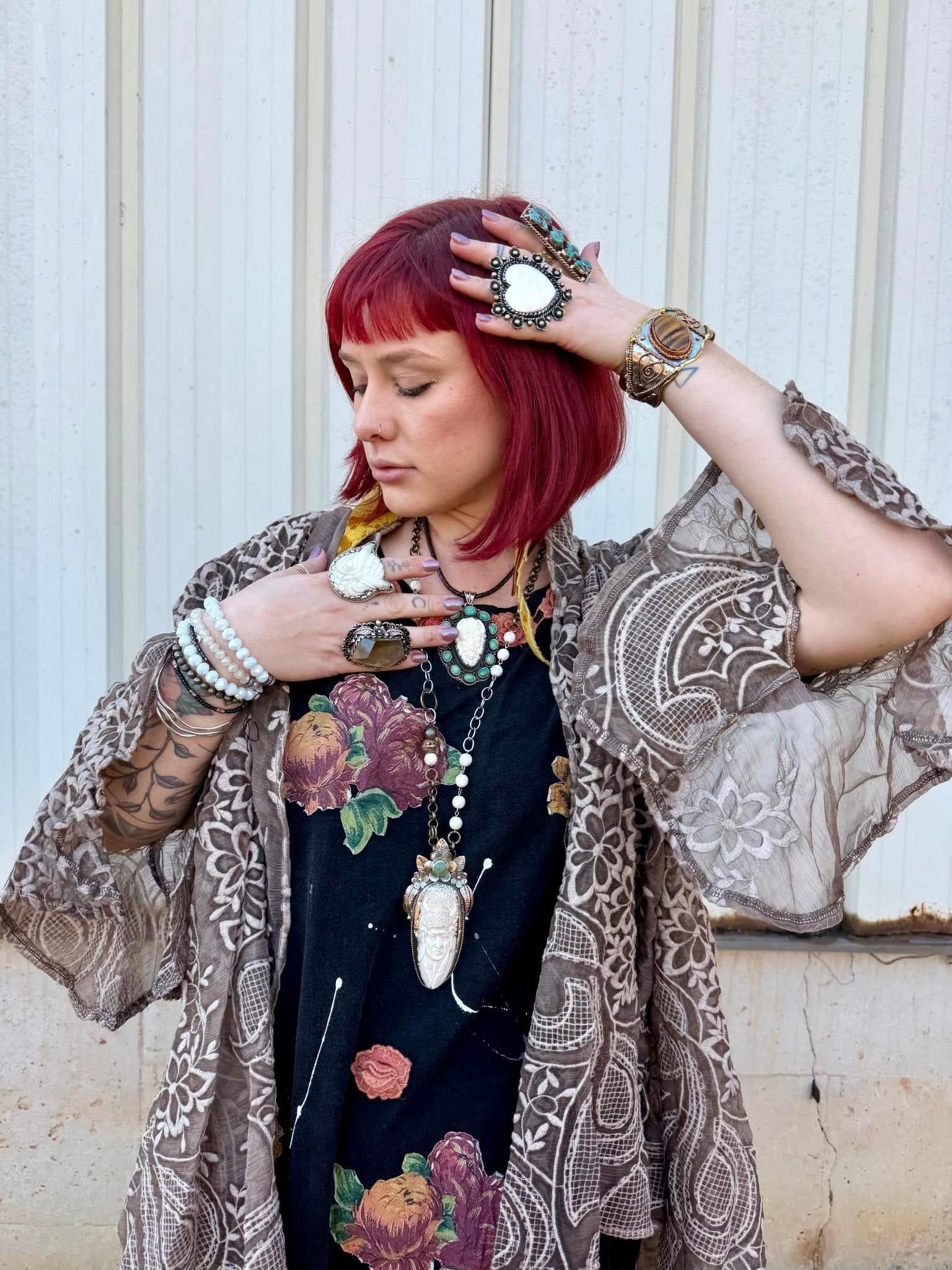 Midnight Walks Paint Spatter Dress - ivyandlavyboutique Jaded Gypsy