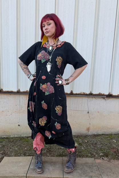 Midnight Walks Paint Spatter Dress - ivyandlavyboutique Jaded Gypsy