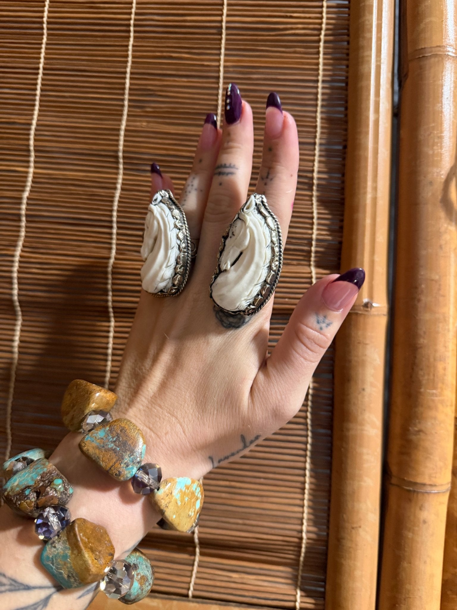 Mini Horse Carved Head Ring - ivyandlavyboutique ivyandlavyboutique