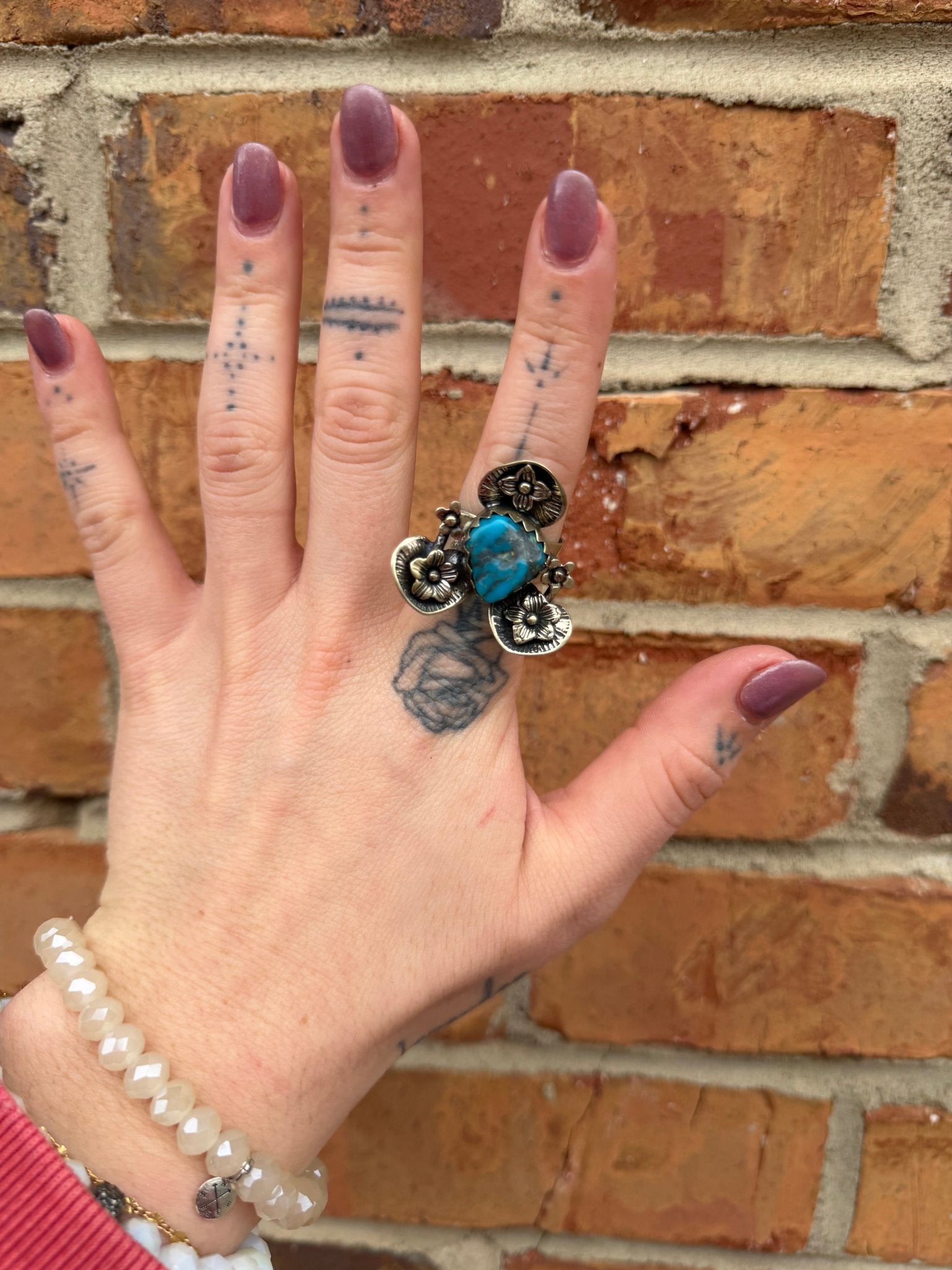 Mini Open Flower Ring - ivyandlavyboutique ivyandlavyboutique