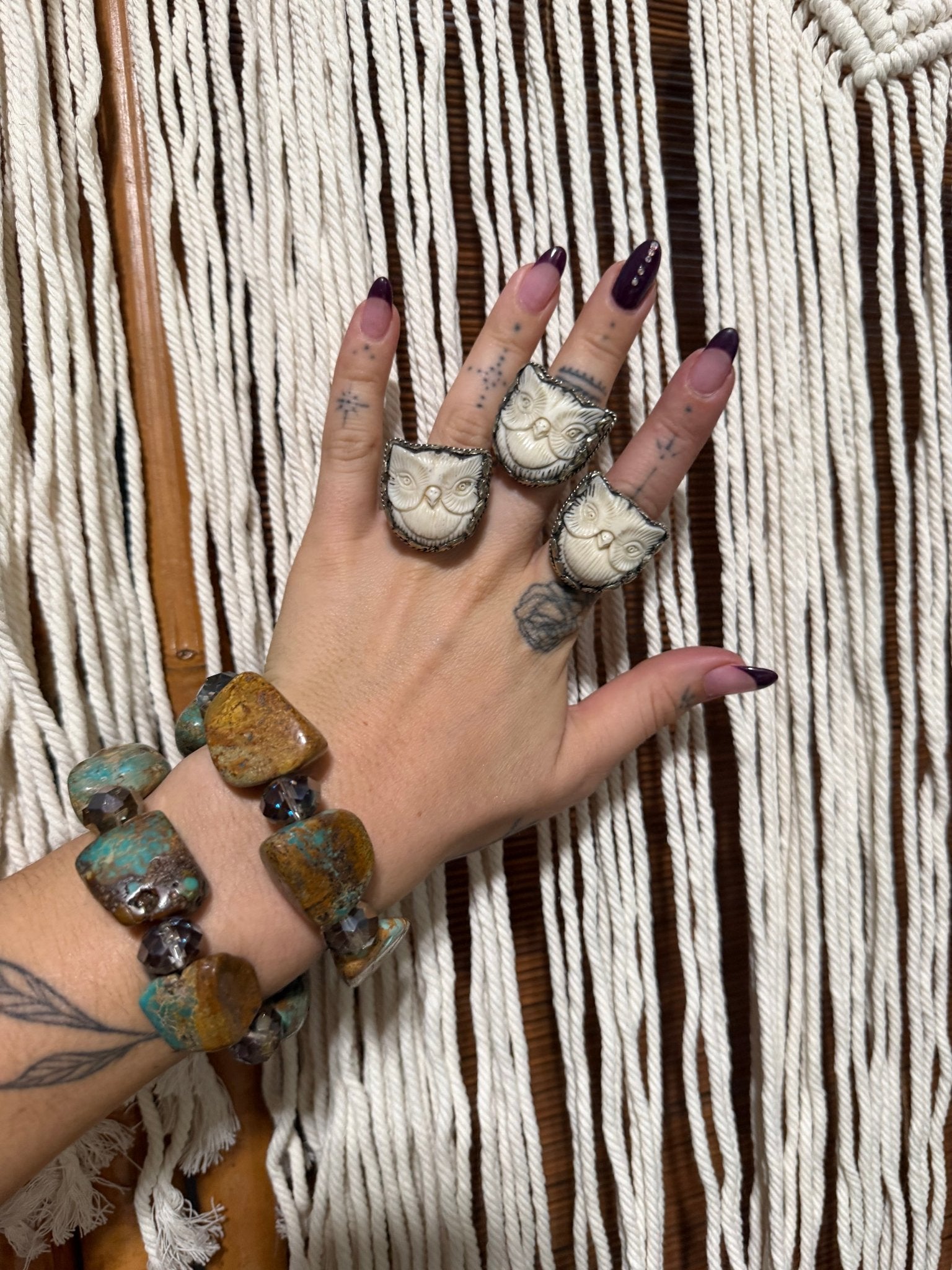 Mini Owl Head Ring - ivyandlavyboutique ivyandlavyboutique