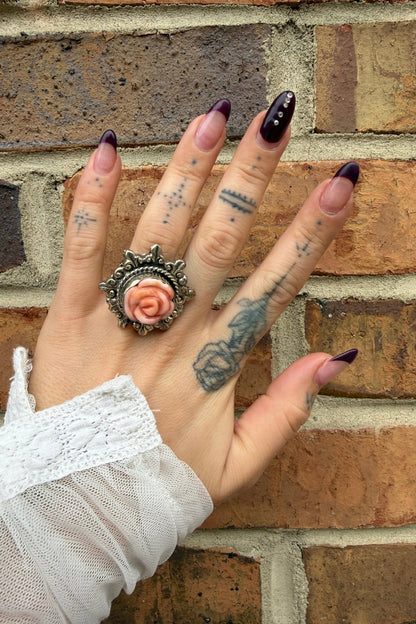 Mini Rose Ring - ivyandlavyboutique ivyandlavyboutique