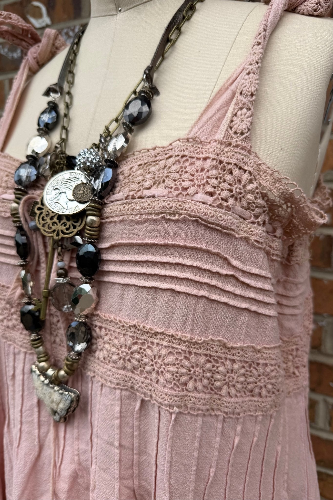 Miss Madam Pale Pink Maxi Dress - ivyandlavyboutique A Rare Bird Shop