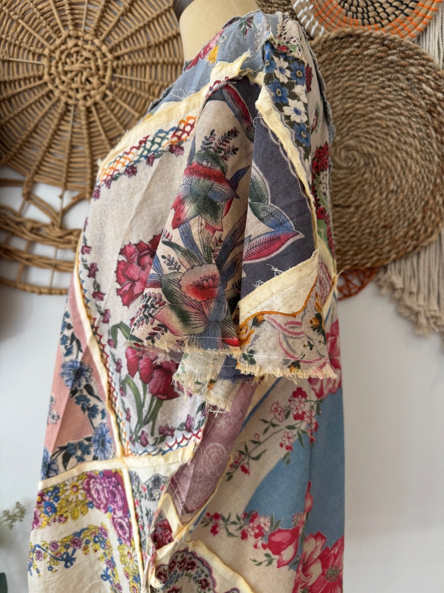 Mix it Up Patched Top - ivyandlavyboutique A Rare Bird Shop