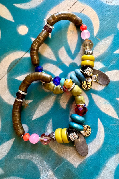 Mixed Beaded w/Stacked - ivyandlavyboutique Lost & Found Trading