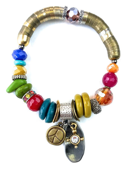 Mixed Beaded w/Stacked - ivyandlavyboutique Lost & Found Trading