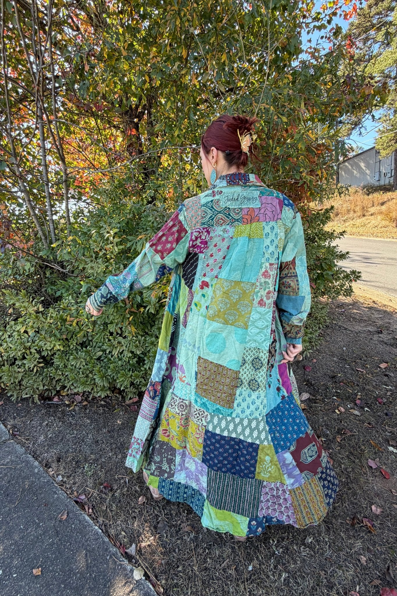 Mixed Up Patchwork Duster Dress - ivyandlavyboutique Jaded Gypsy