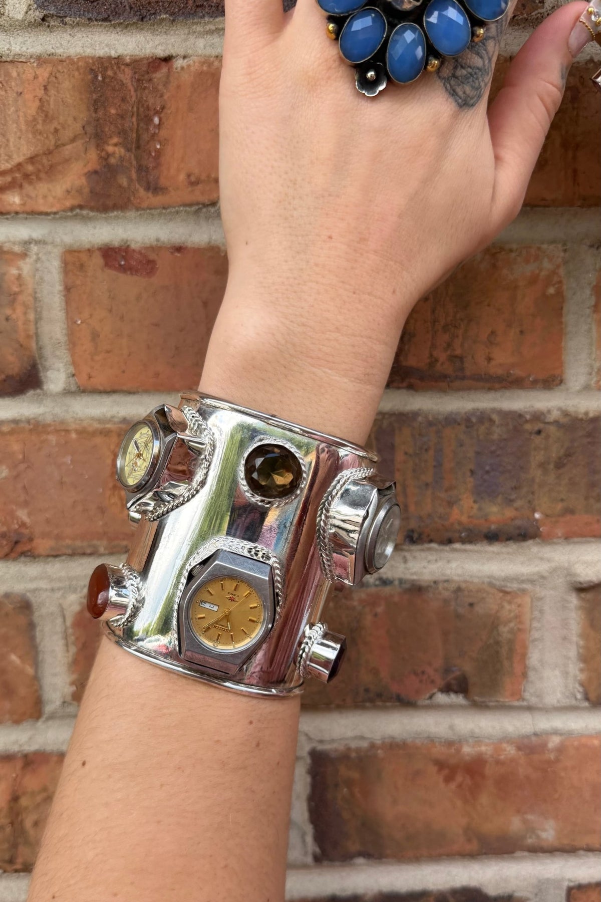 Mixed Watch Cuff 11 - ivyandlavyboutique ivyandlavyboutique