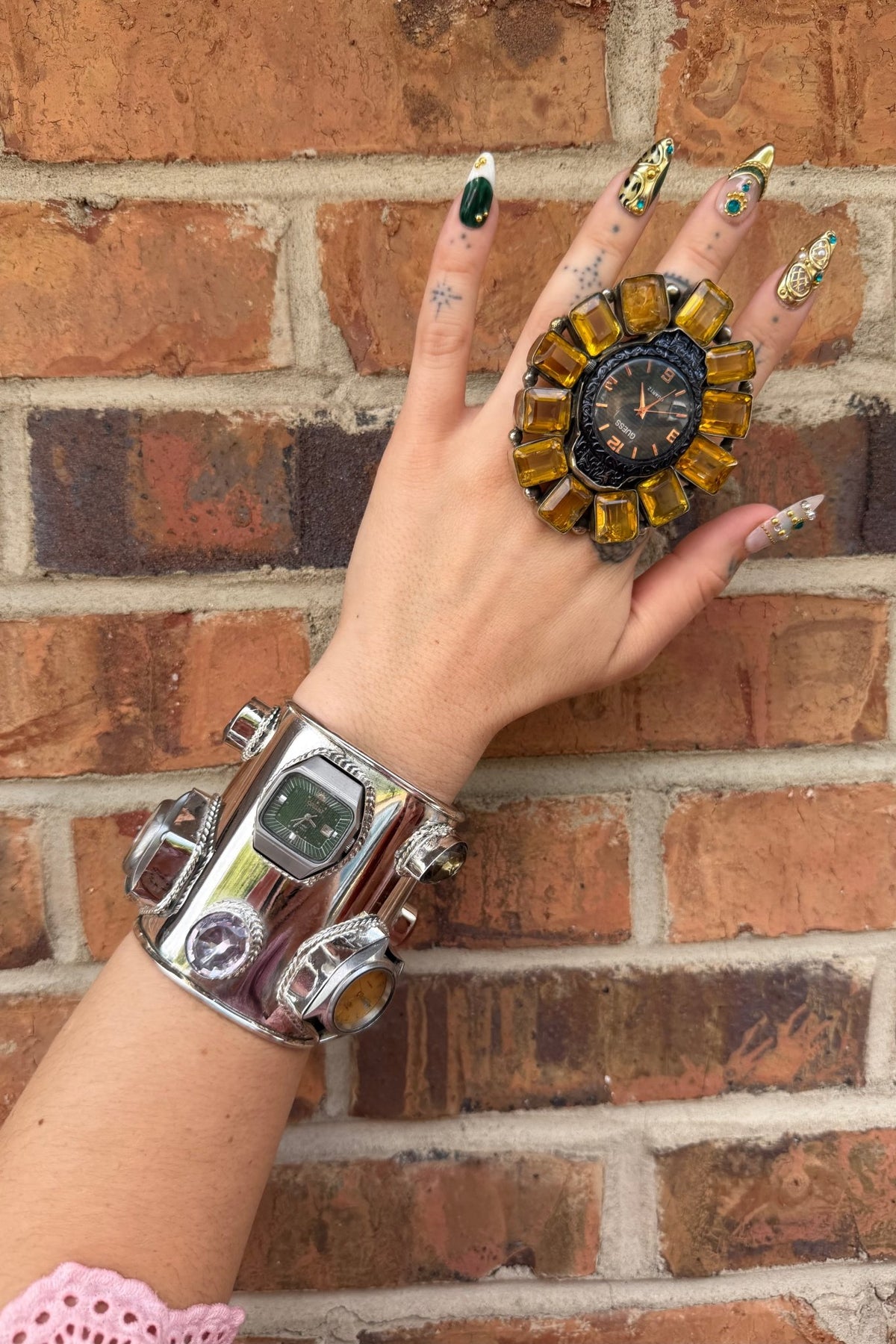 Mixed Watch Cuff 16 - ivyandlavyboutique ivyandlavyboutique