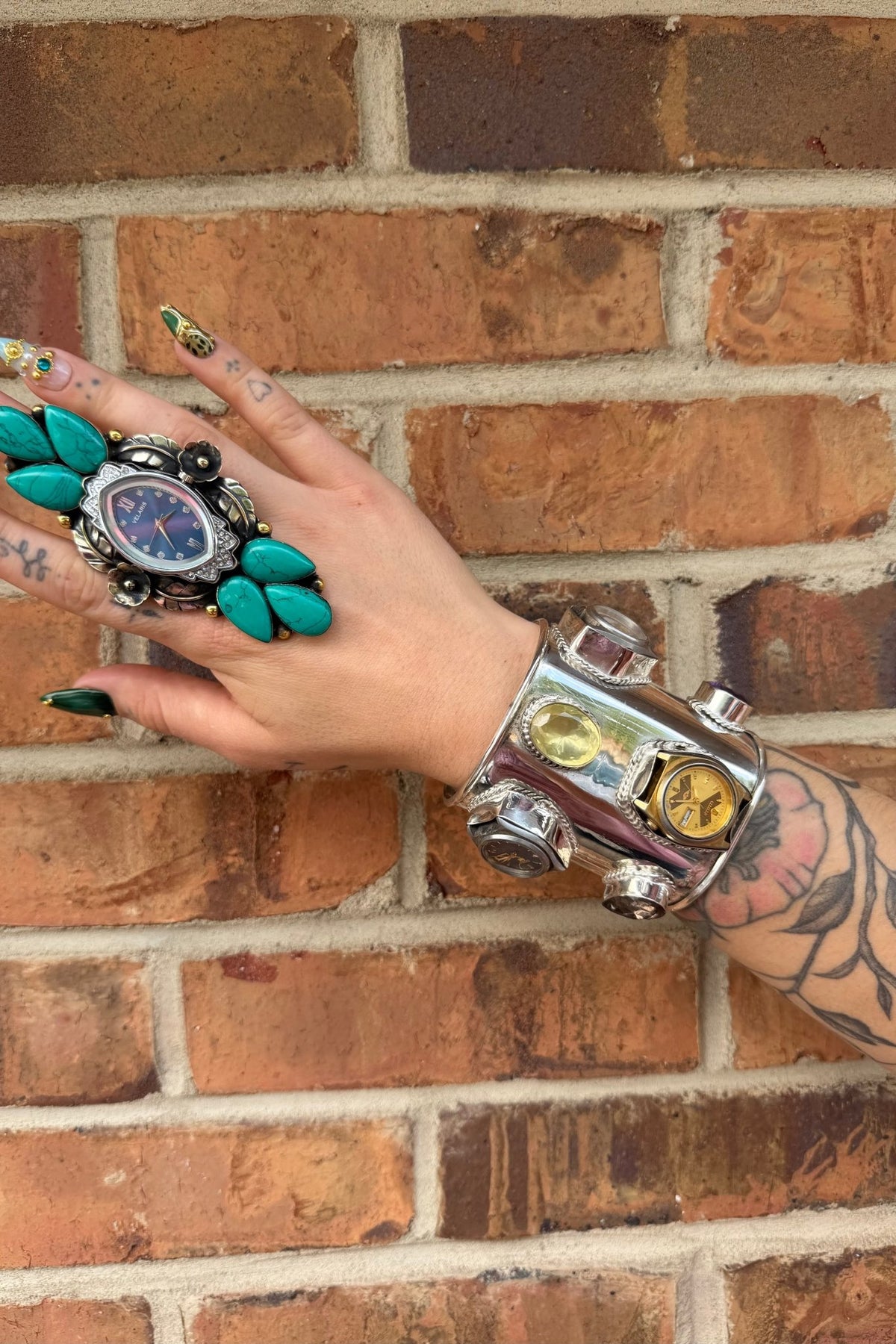 Mixed Watch Cuff 17 - ivyandlavyboutique ivyandlavyboutique