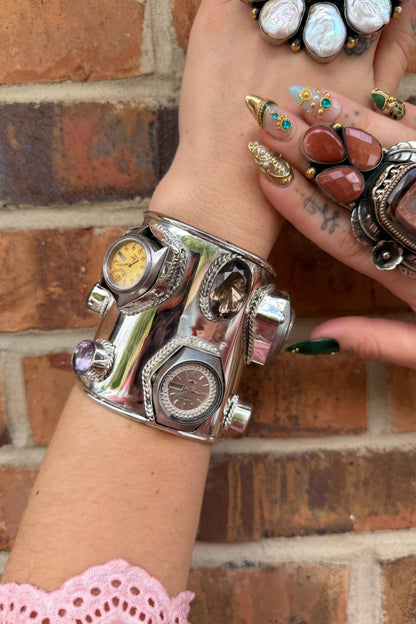 Mixed Watch Cuff 5 - ivyandlavyboutique ivyandlavyboutique