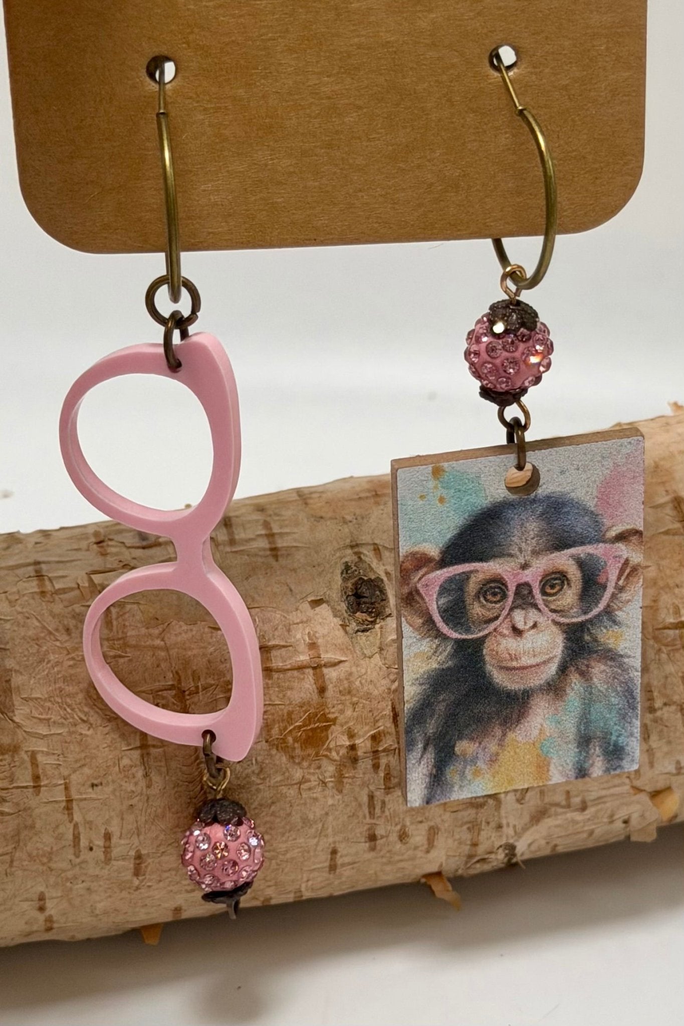 Monkey Business Earrings - ivyandlavyboutique Gypsy South