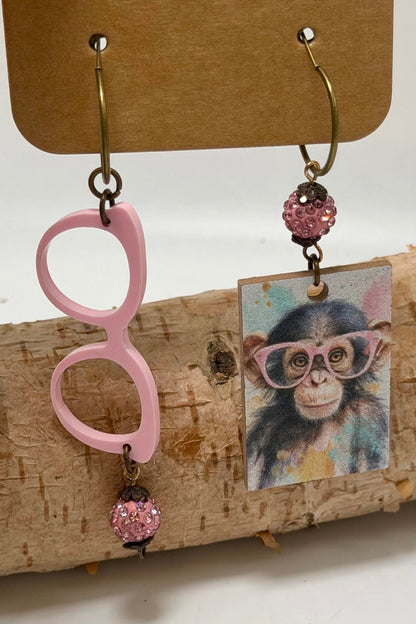 Monkey Business Earrings - ivyandlavyboutique Gypsy South