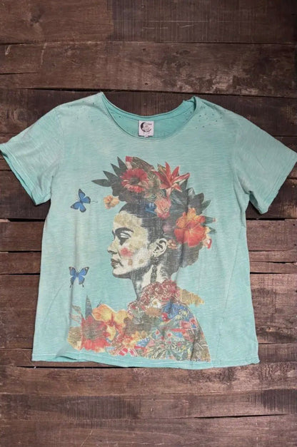 Moon Dance Tee in Floral Dreams - ivyandlavyboutique ivyandlavyboutique