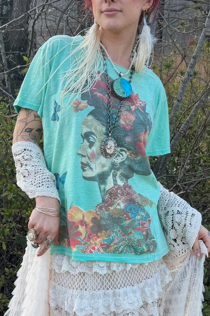Moon Dance Tee in Floral Dreams - ivyandlavyboutique ivyandlavyboutique