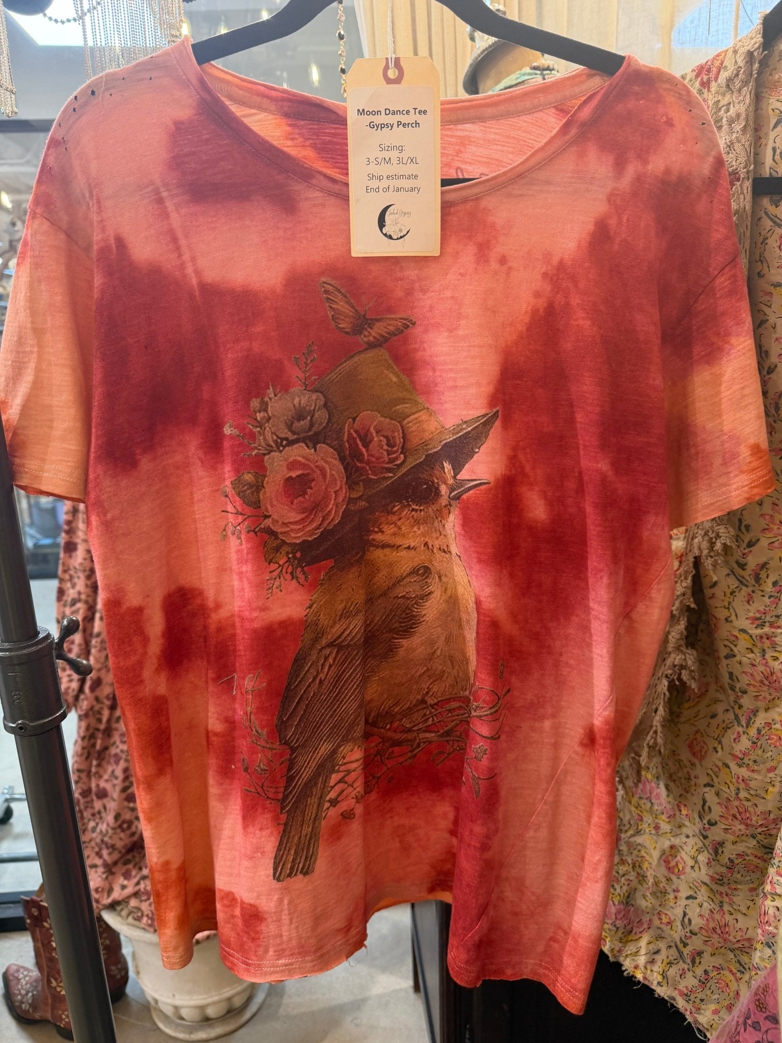 Moon Dance Tee in Gypsy Perched - ivyandlavyboutique ivyandlavyboutique