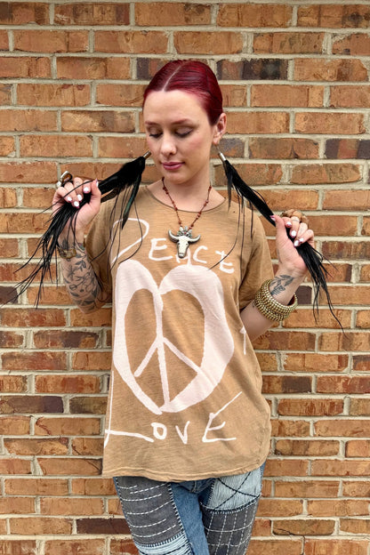 Moon Dance Tee in Peace & Love - ivyandlavyboutique ivyandlavyboutique