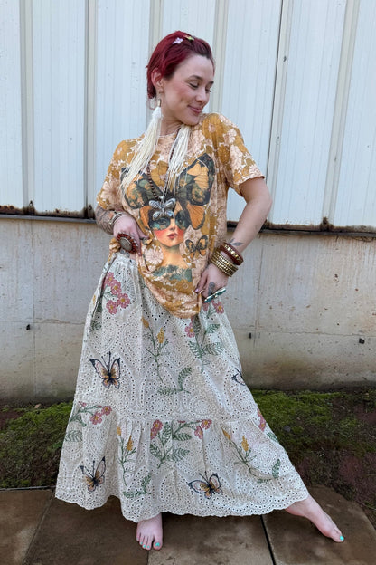 Moon Dance Tee in Sunshine Meadow - ivyandlavyboutique ivyandlavyboutique