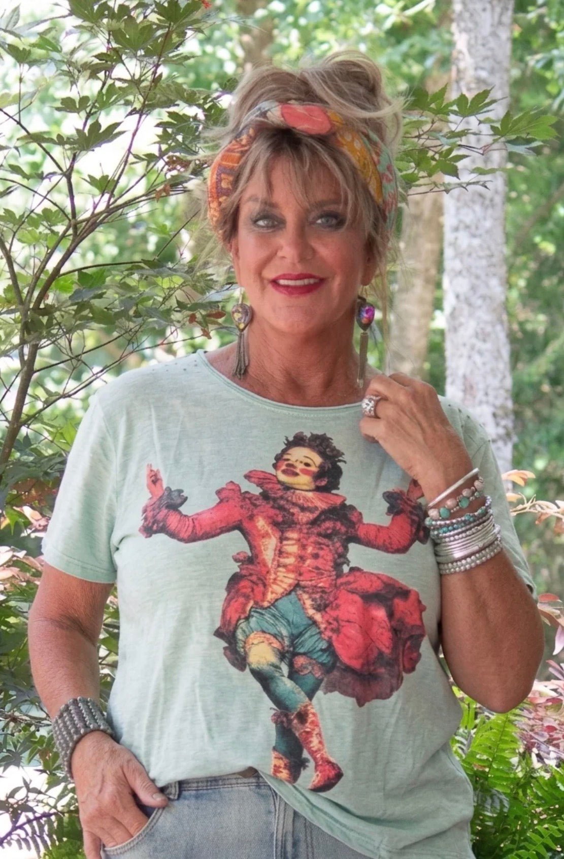 Moon Dance Tee Joker Of Love - ivyandlavyboutique Jaded Gypsy