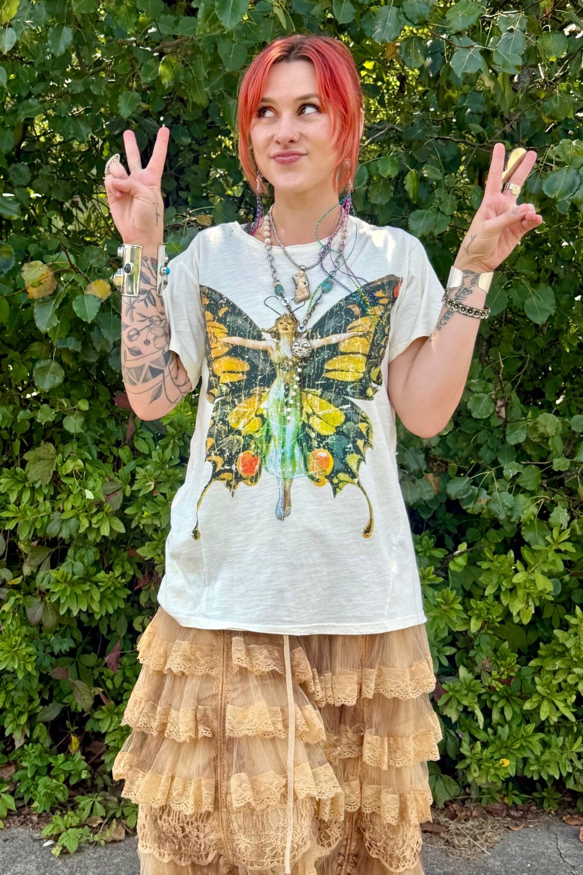 Moon Dance Tee Spread Your Wings - ivyandlavyboutique Jaded Gypsy