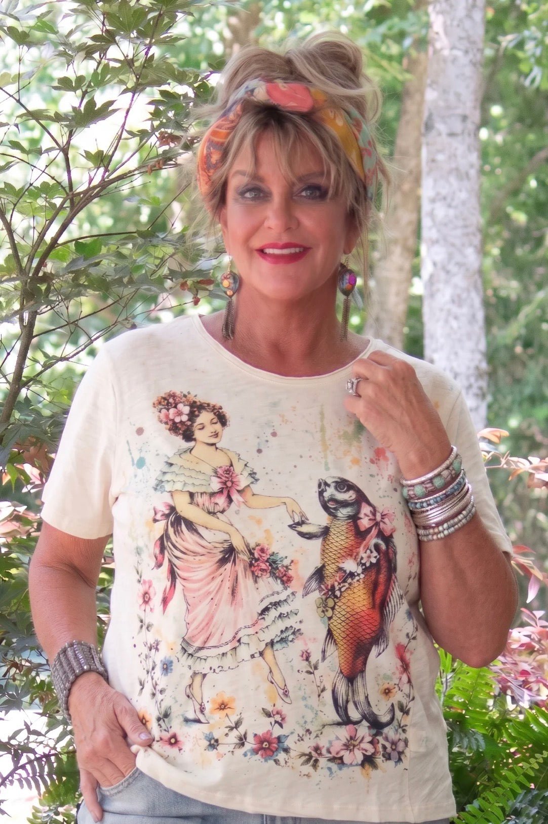 Moon Dance Tee Whimsical Waltz - ivyandlavyboutique Jaded Gypsy