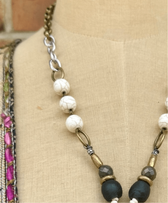Moon Face Handmade Necklace - ivyandlavyboutique ivyandlavyboutique