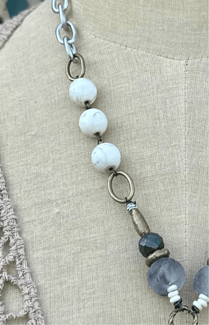 Moon Face Handmade Necklace - ivyandlavyboutique ivyandlavyboutique