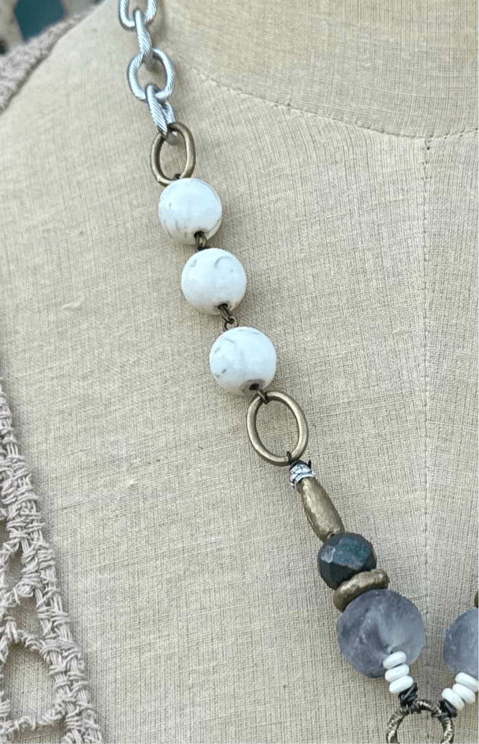 Moon Face Handmade Necklace - ivyandlavyboutique ivyandlavyboutique