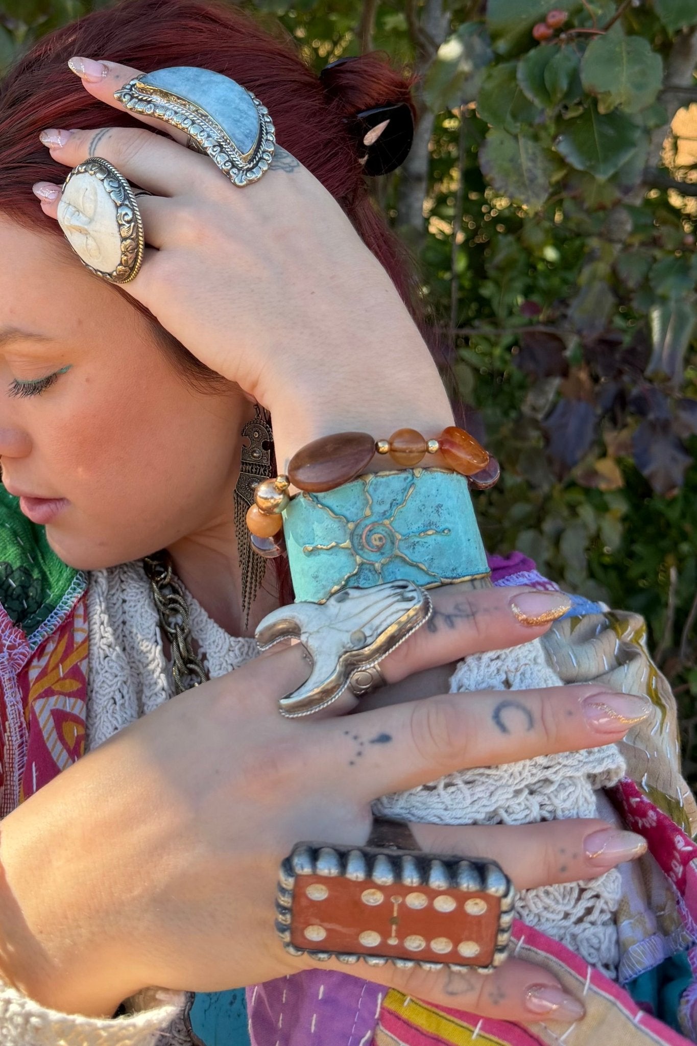 Moon Face Ring - ivyandlavyboutique ivyandlavyboutique