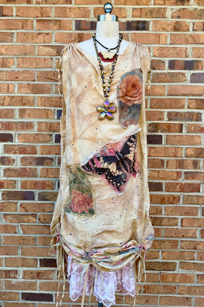 Moon Glow Butterfly Dress - ivyandlavyboutique A Rare Bird Shop