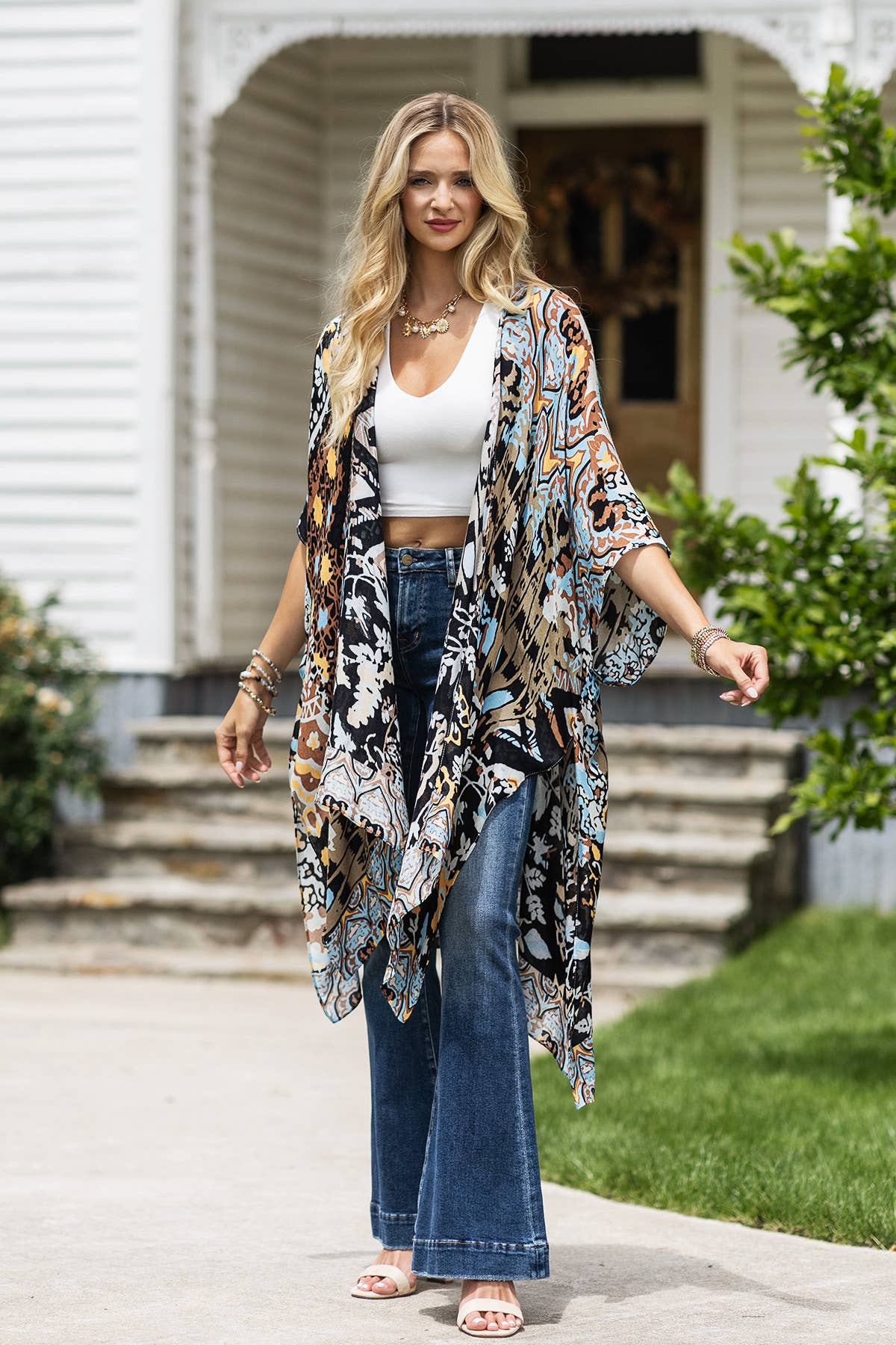 Moonbeam Kimono - ivyandlavyboutique Urbanista