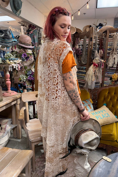 Morning Dove Duster Vest - ivyandlavyboutique A Rare Bird Shop