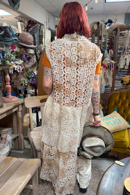 Morning Dove Duster Vest - ivyandlavyboutique A Rare Bird Shop