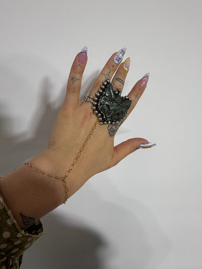 Ms. Kitty Labradorite Ring - ivyandlavyboutique ivyandlavyboutique