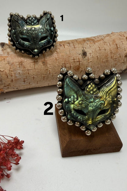 Ms. Kitty Labradorite Ring - ivyandlavyboutique ivyandlavyboutique