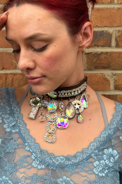 My Big Bling Choker - ivyandlavyboutique Art by Amy