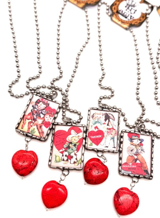 My Vintage Necklace - ivyandlavyboutique Art by Amy