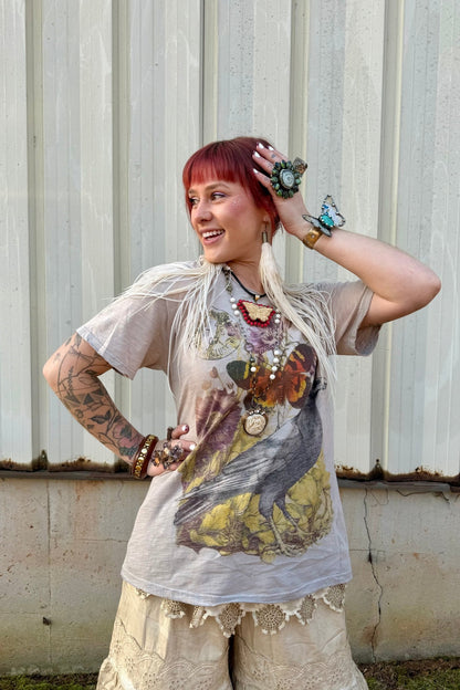 Mystic Raven Moon Dance Tee - ivyandlavyboutique Jaded Gypsy