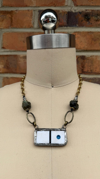 Naughty Sayings Domino Necklace - 1 B - ivyandlavyboutique ivyandlavyboutique
