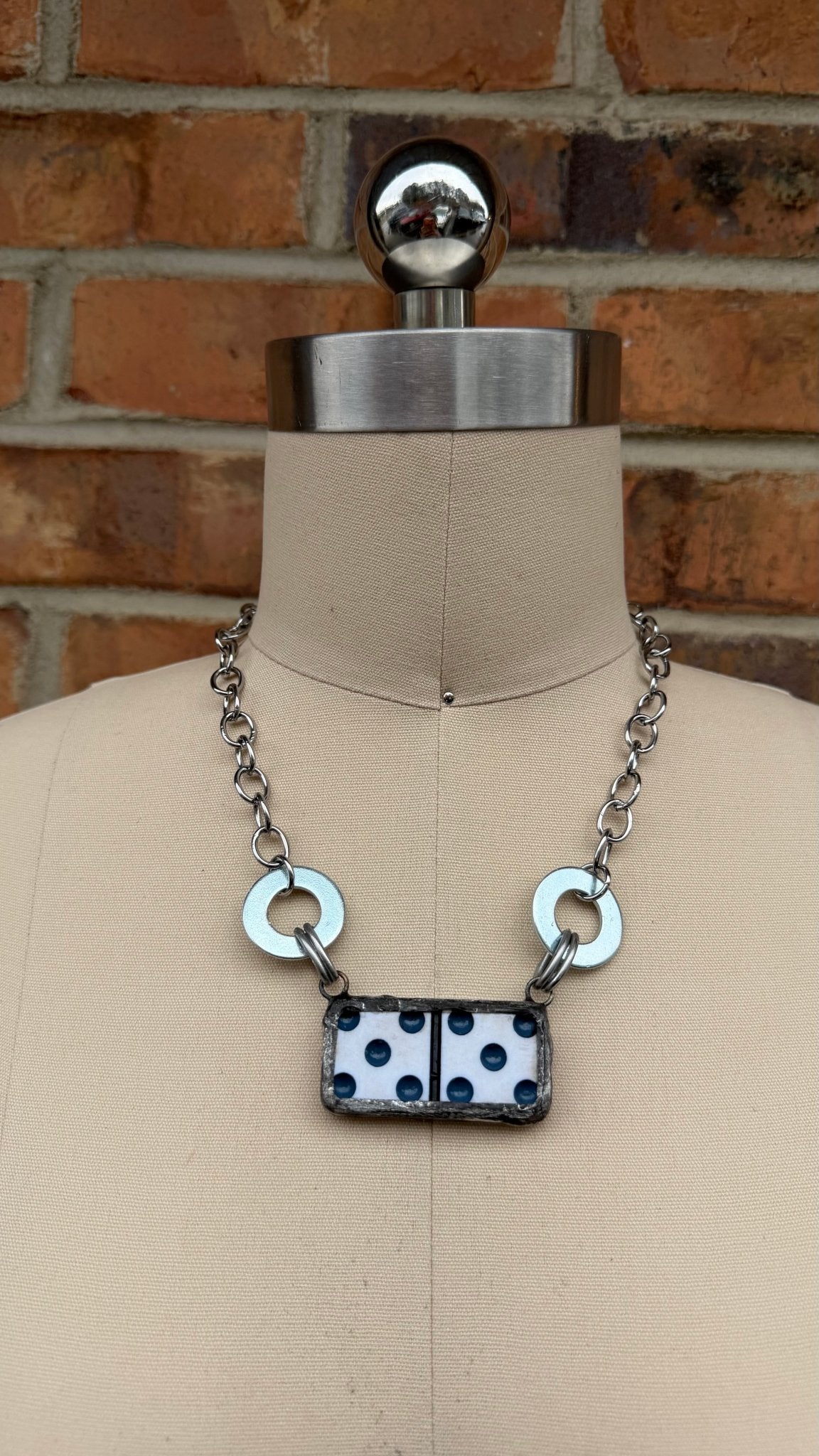 Naughty Sayings Domino Necklace - 10 B - B - ivyandlavyboutique ivyandlavyboutique
