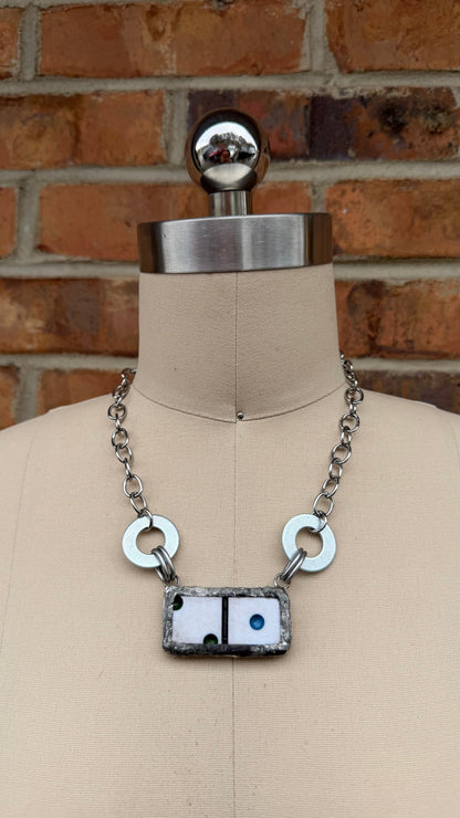 Naughty Sayings Domino Necklace - 3 G - B - ivyandlavyboutique ivyandlavyboutique