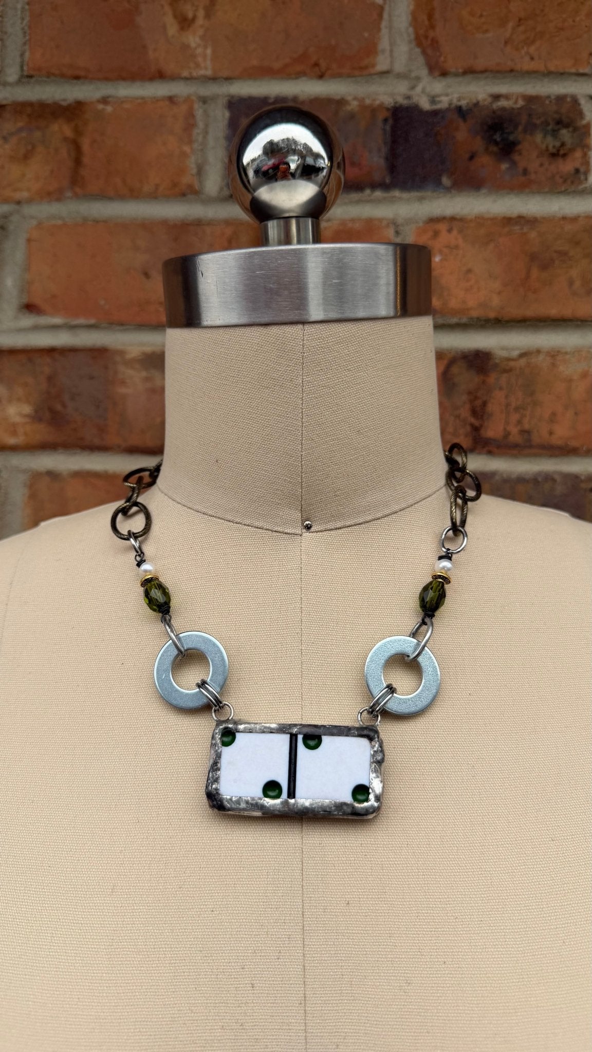 Naughty Sayings Domino Necklace - 4 G - G - ivyandlavyboutique ivyandlavyboutique
