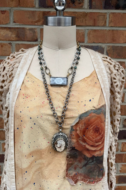 Naughty Sayings Domino Necklace -  6 Y - ivyandlavyboutique ivyandlavyboutique