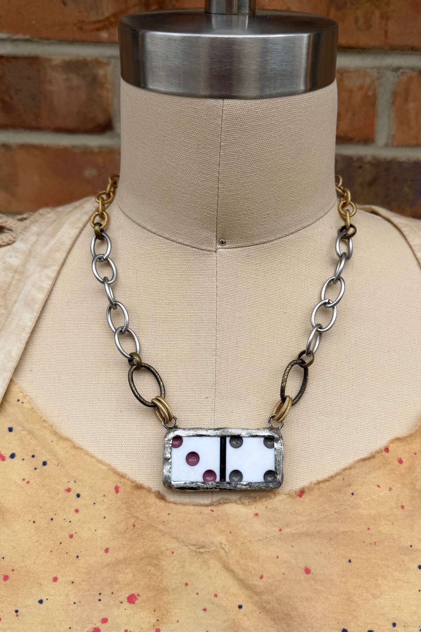 Naughty Sayings Domino Necklace -  7 - ivyandlavyboutique ivyandlavyboutique