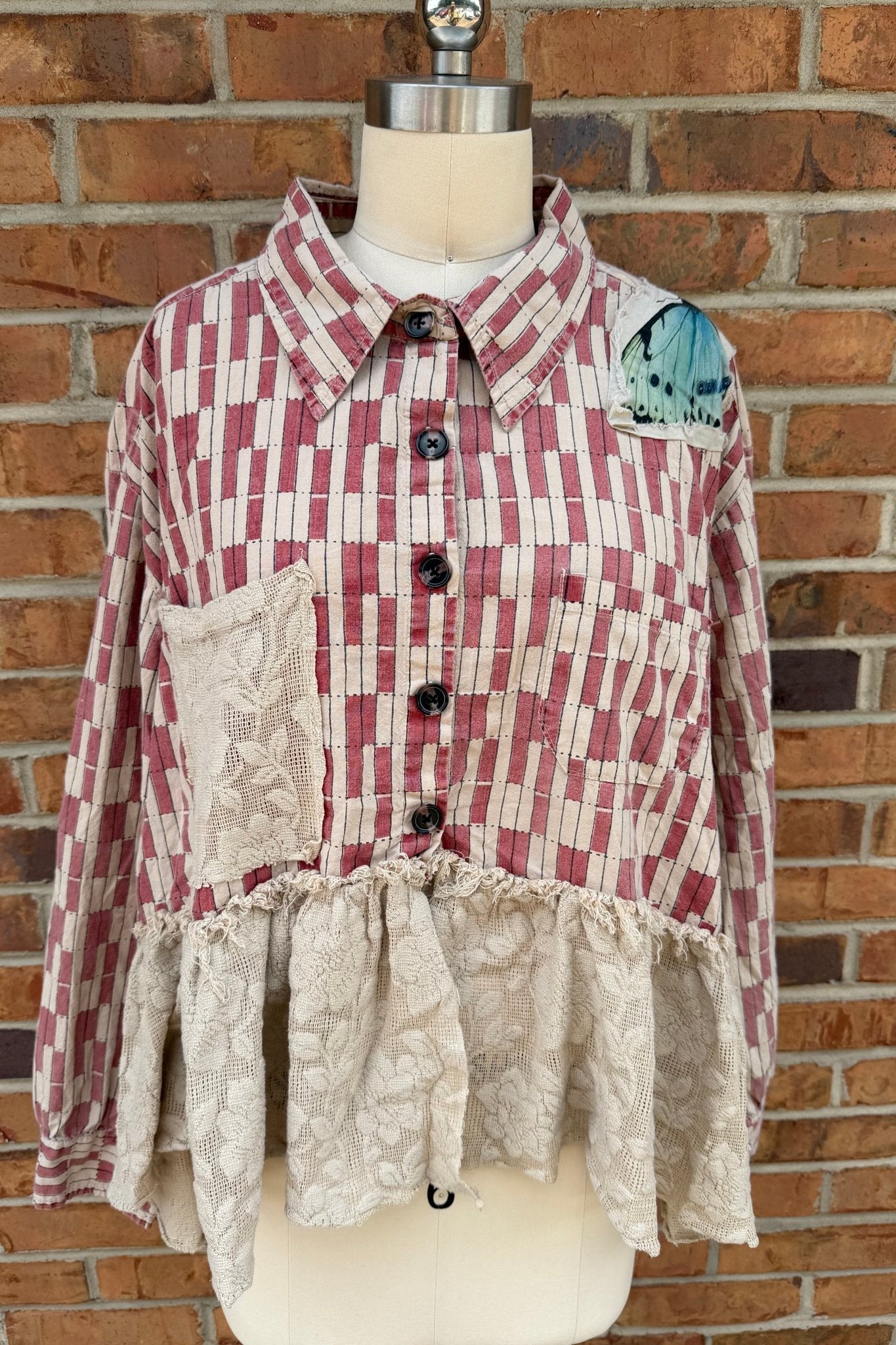 Nestled in Brick Shirt - ivyandlavyboutique A Rare Bird Shop