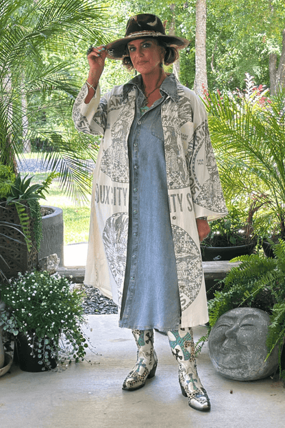 Never Ending Fields Duster in Sioux City - ivyandlavyboutique Jaded Gypsy