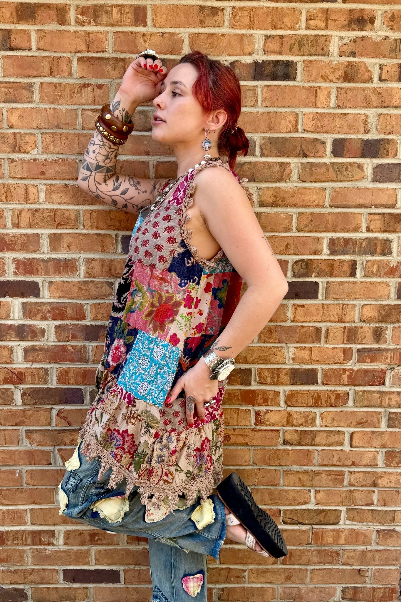 Night Garden Tank - ivyandlavyboutique Jaded Gypsy