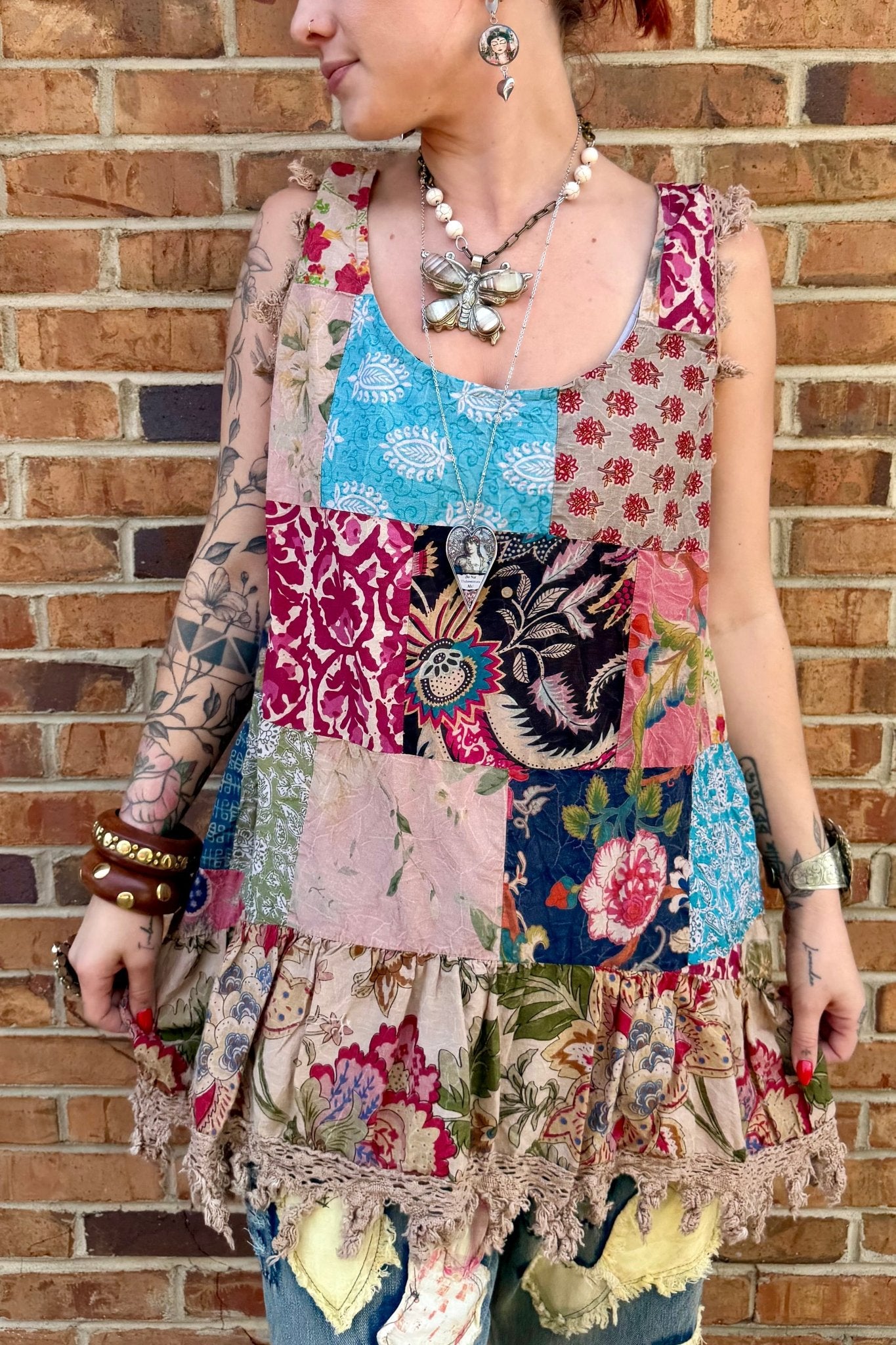 Night Garden Tank - ivyandlavyboutique Jaded Gypsy