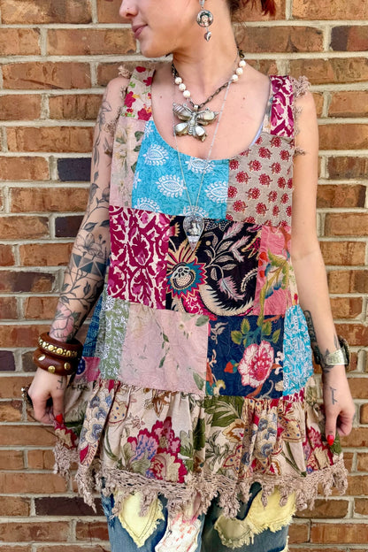 Night Garden Tank - ivyandlavyboutique Jaded Gypsy